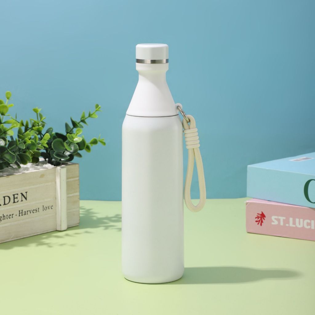 พรีเมี่ยมสแตนเลสกระติกน้ําร้อนร้อนเย็น 12 ชั่วโมง TERMOS 8069 500ML Travel Drinking Thermos กาแฟสแตนเลส 304 คุณภาพสูง