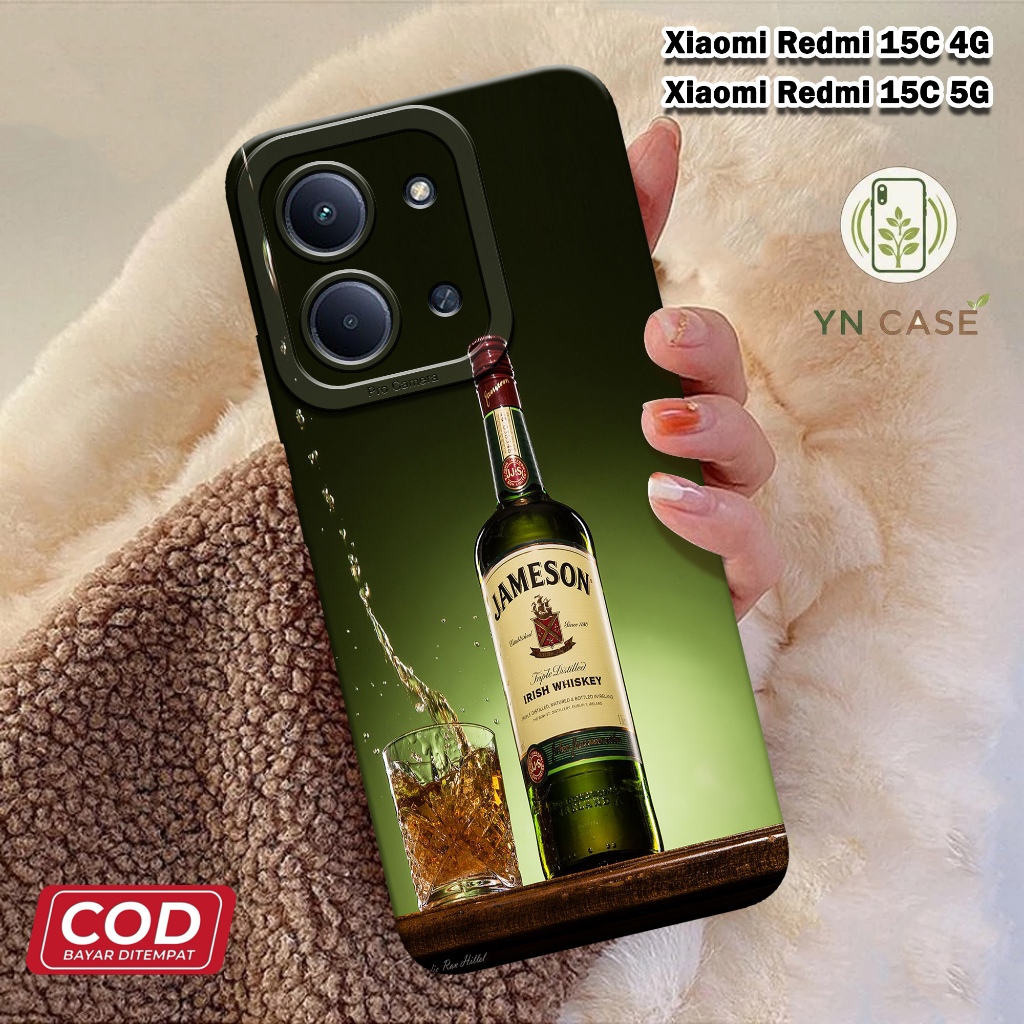 Yn Case - Xiaomi Redmi 15C 4G / 15C 5G Case - Drink Motif - Accessories - Casing / Silicone Hp - Cov