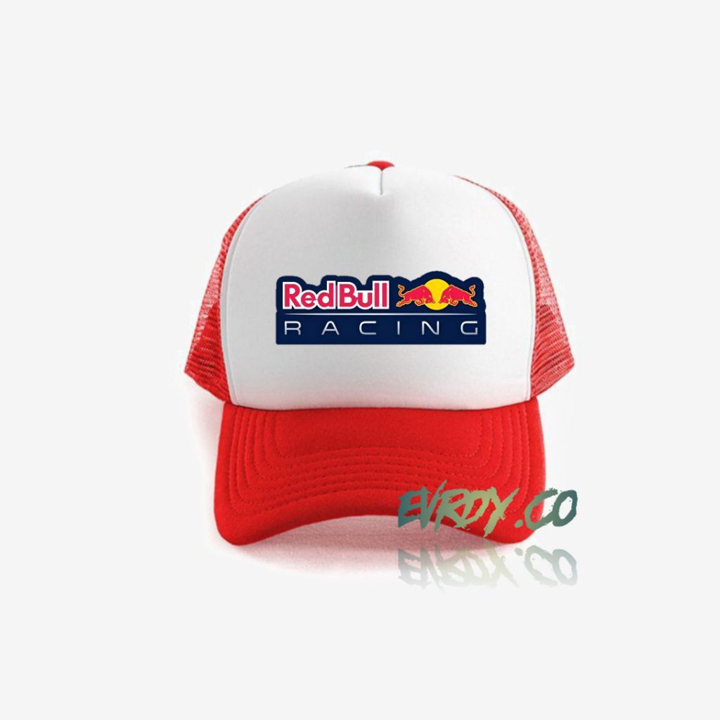 หมวก Trucker พรีเมี่ยม Red Bull Racing | หมวกตาข่ายสําหรับบุรุษและสตรีสําหรับผู้ใหญ่
