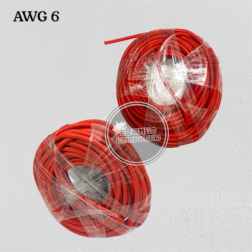 AWG 6 สายซิลิโคนป้องกันความร้อนนุ่มพิเศษ