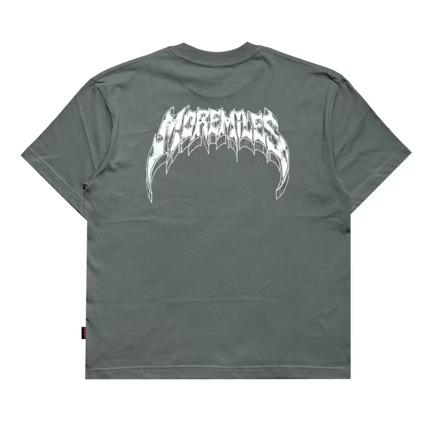 Moremiles Running Cotton Tee unisex - Grun Darkgrey