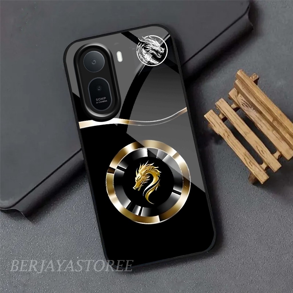 [MG1125] เคสสําหรับ Poco C81 C81 Pro C85x ล่าสุด 2026 - Luxury Glossy Glass Softcase Poco C81 C81 Pr