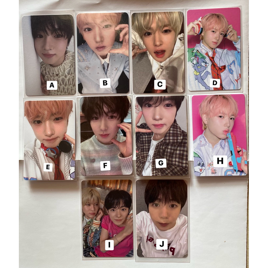 Photocard อย่างเป็นทางการ Yushi Sion Ryo Sakuya pc yushi NCT Wish