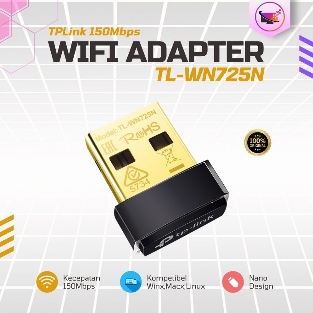 อะแดปเตอร์ Wifi TPLink TL-WN725N 150Mbps