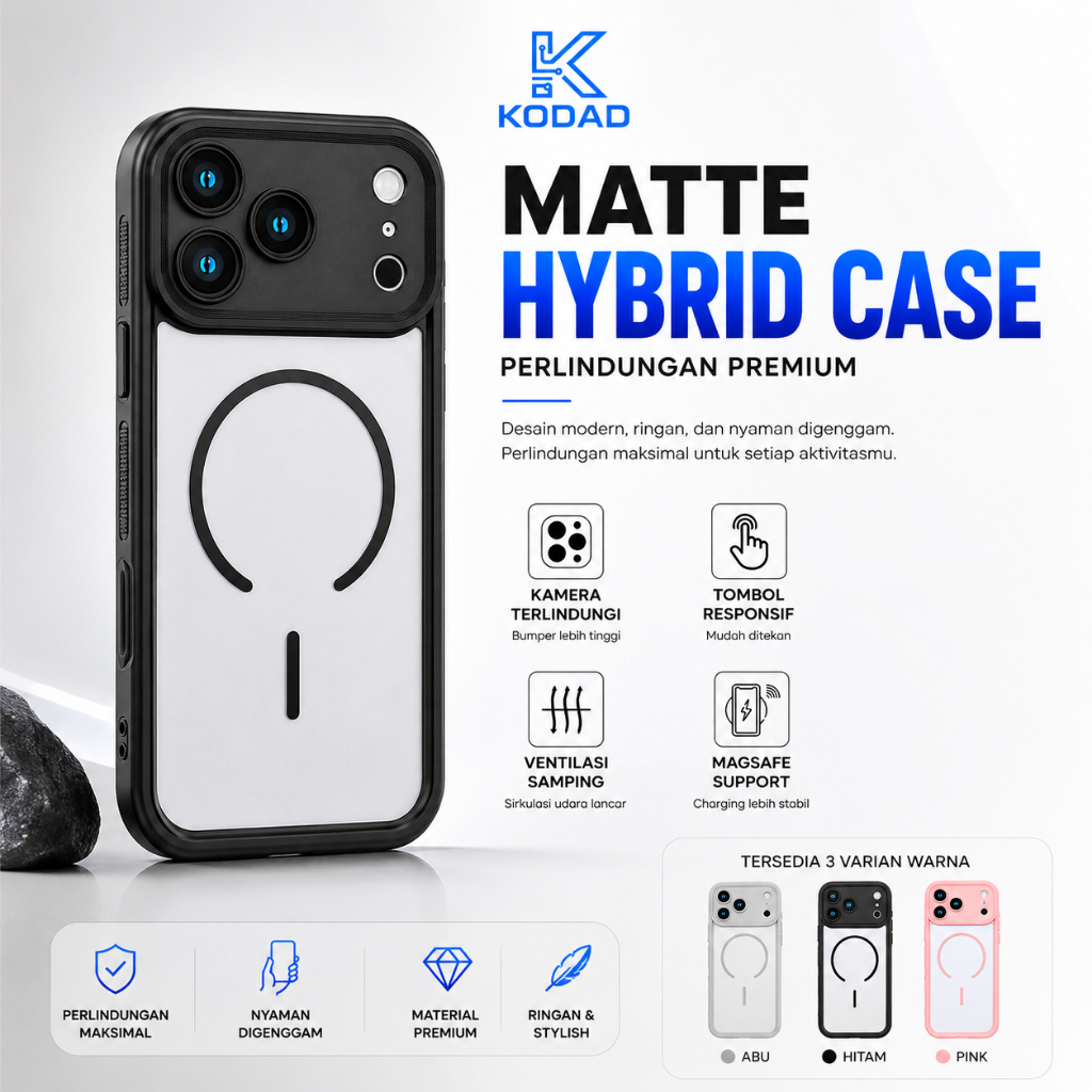 Matte Magnetic Support Case MagSafe IP 11/12/13/14/15/16/17 Pro Max Casing การชาร์จแบบไร้สาย Anti-He