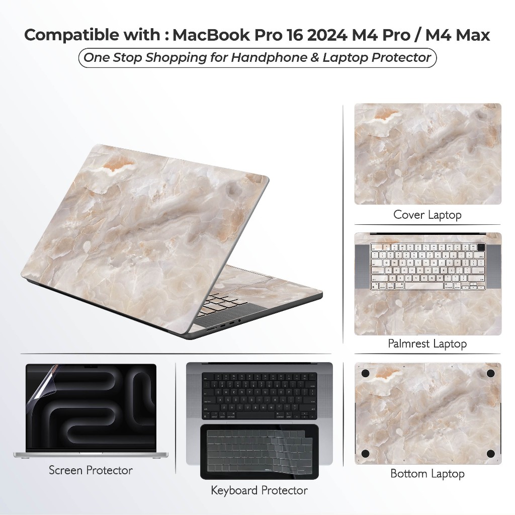 Precut Garskin แล็ปท็อปสติกเกอร์ผิวคีย์บอร์ด Protector Screen Guard ใช้งานร่วมกับ MacBook Pro 16 16.