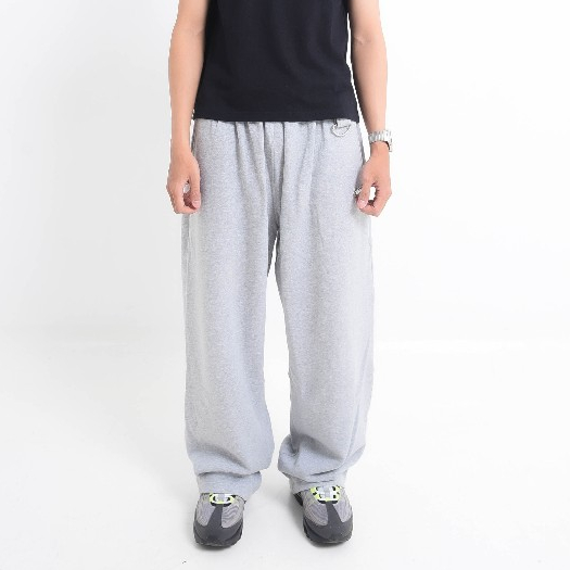 Hailydust - กางเกงวอร์ม Baggy Smoke Misty Grey