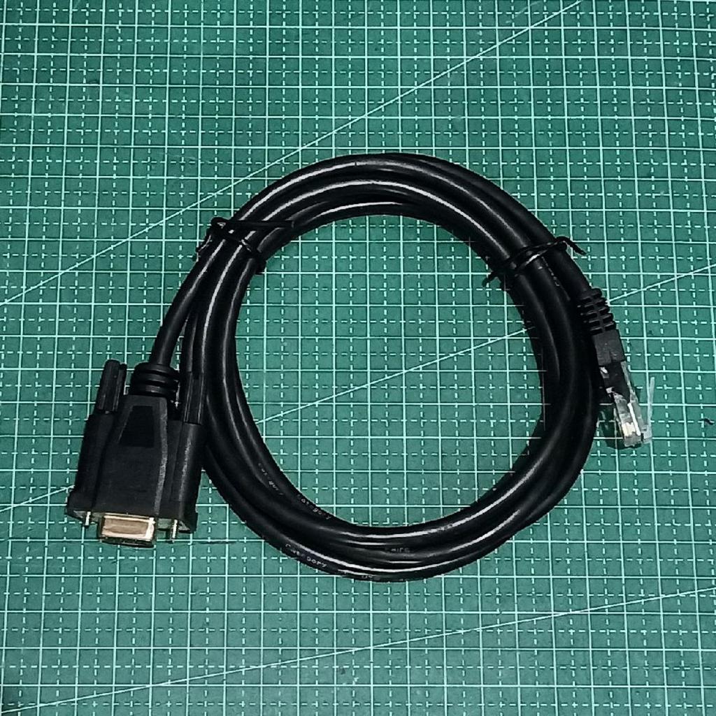 สายคอนโซลหญิง CAT.5E UTP RJ45 ถึง RS232 | LAN to DB9 ตัวเมีย
