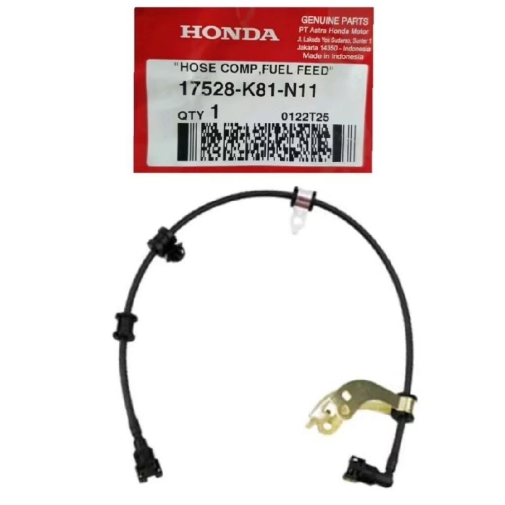 17528K81N11 ท่อ Comp Fuel Feed ท่อเบนซิน BeAT eSP 2016-2020 Original หรือ Original Honda AHM