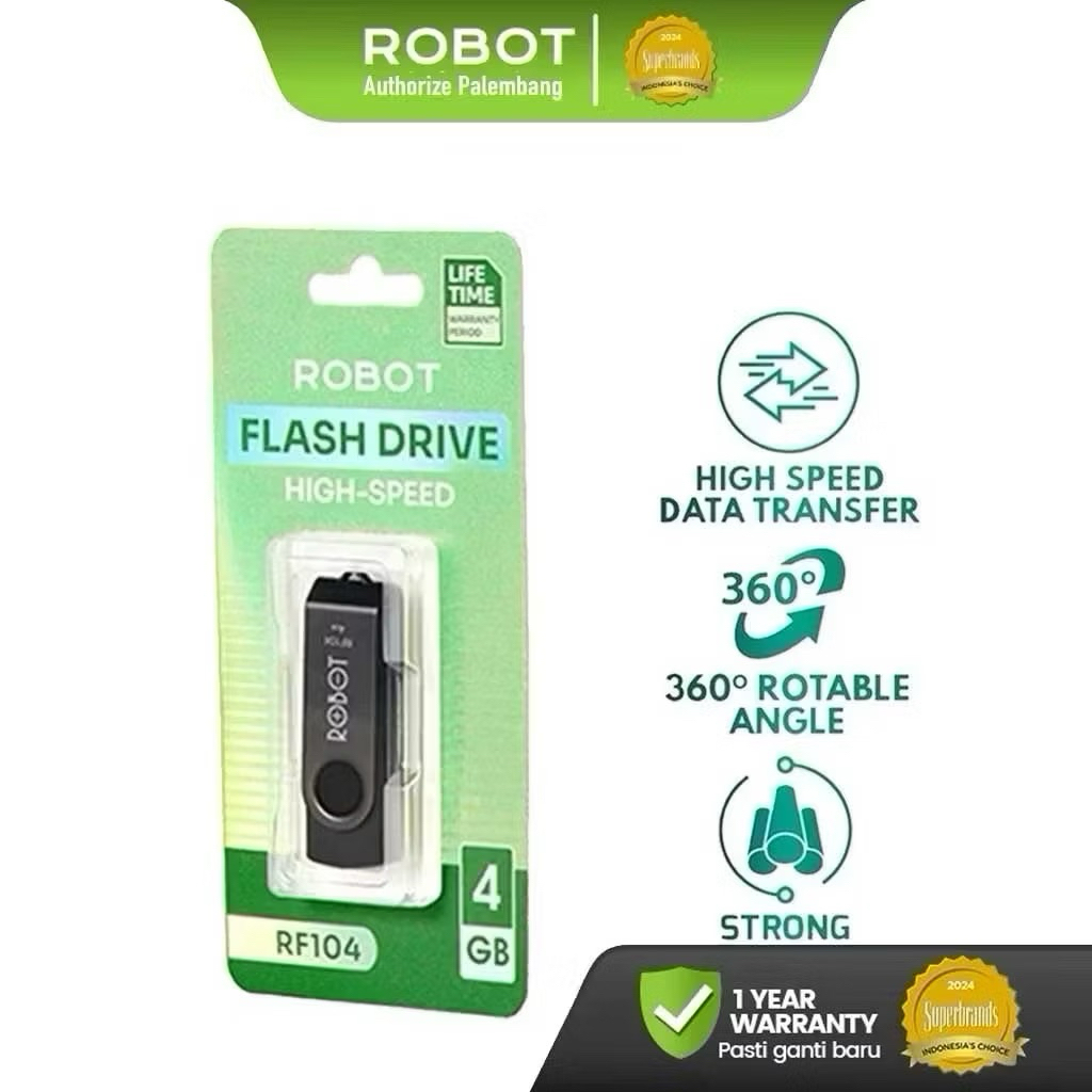 ROBOT แฟลชไดรฟ์ FD 4GB