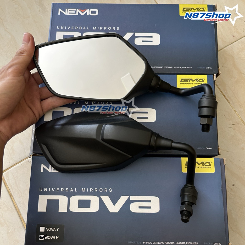 Original Nemo Vario Gen 2 กระจกมองหลังพร้อมก้านดัด X1 Yamaha Honda Vario pcx beat Aerox xmax nmax