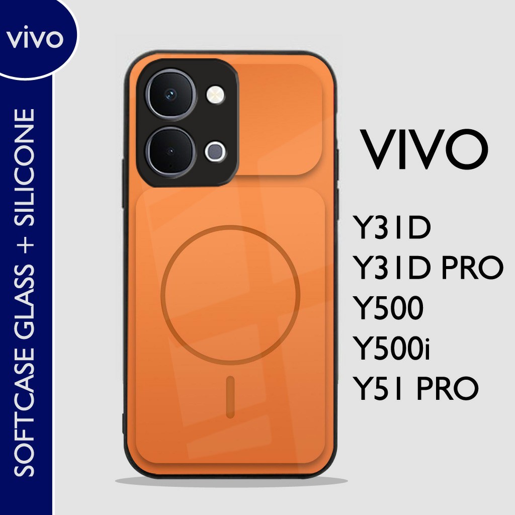 เคสโทรศัพท์ Vivo Y31D Y500 Y500i Y51 Pro Glass Softcase [M254] Vivo Y31D Y500 Y500i Y51 Pro ล่าสุด -