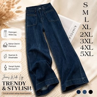 Ralph.ln V51 Celana panjang cargo jeans wanita oversize highwaist loose korean style vintage retro kasual trending kekinian model terbaru dan paling di cari segala macam usia