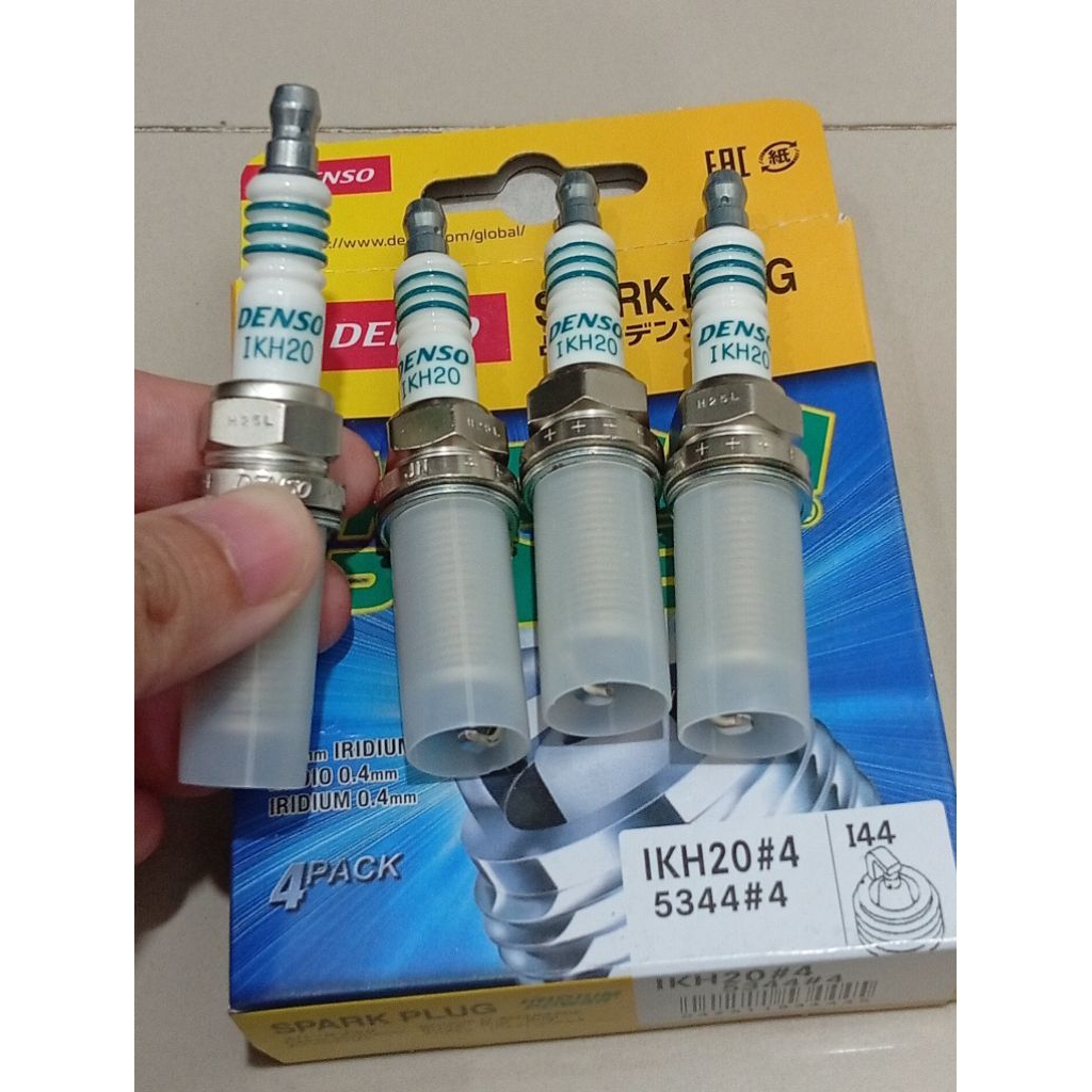 4 ชิ้น DENSO IKH20 SPARK PLUG ORIGINAL JAPAN
