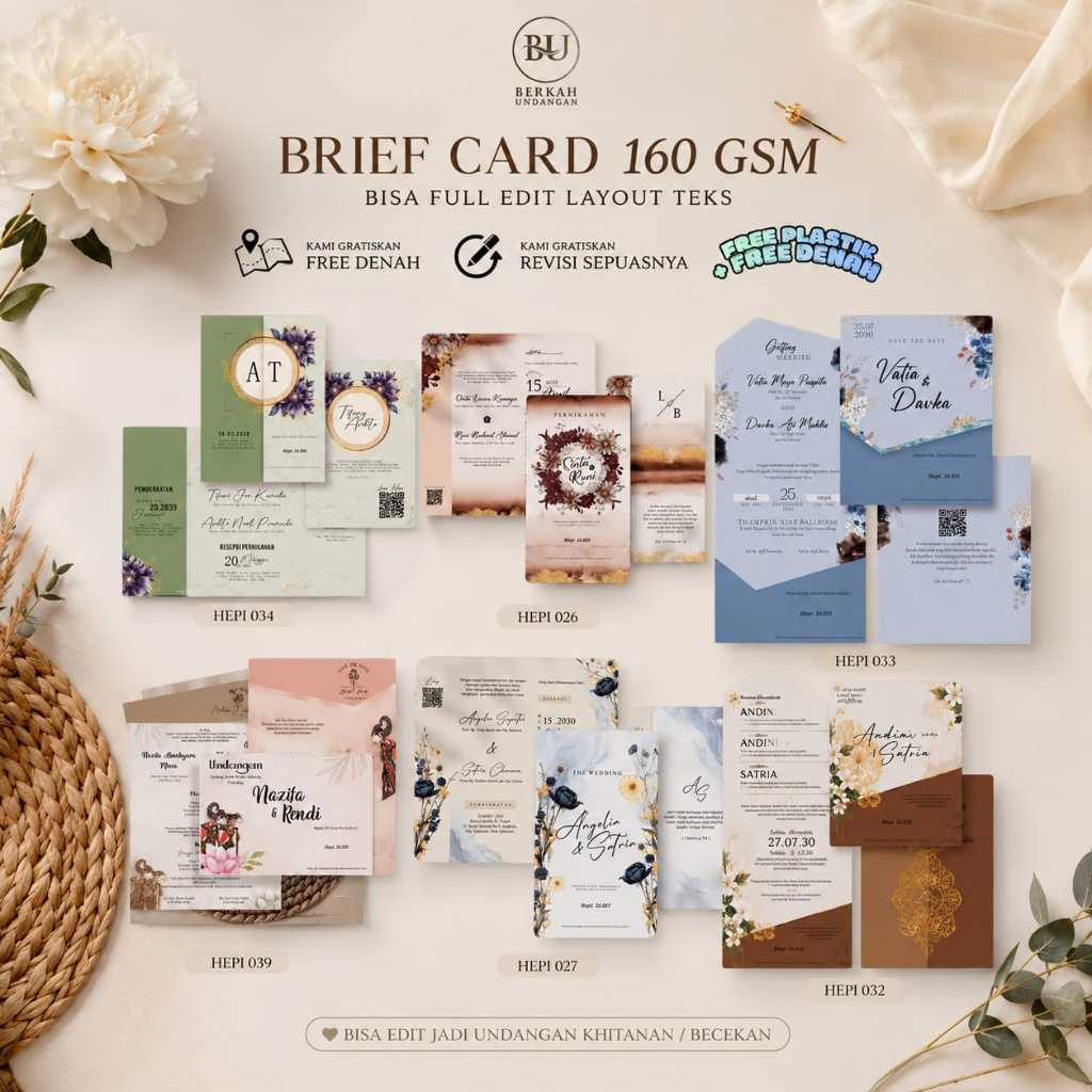 คําเชิญงานแต่งงานเต็มรูปแบบ BC 150 Gsm พิมพ์เร็ว