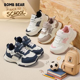 Bomb Bear Sepatu Sneakers Anak Laki Laki Back to School TK SD Biru Premium Sporty YNSS2219