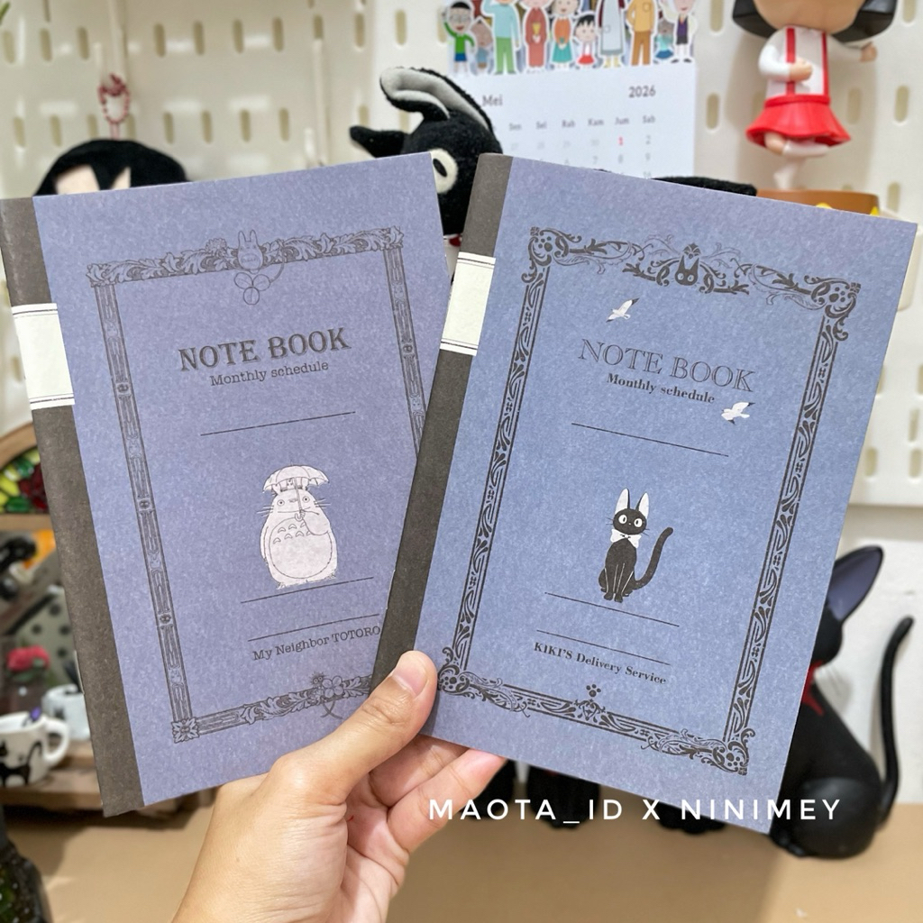ตารางรายเดือน Studio Ghibli / หนังสือ Totoro / หนังสือ Jiji Studio Ghibli