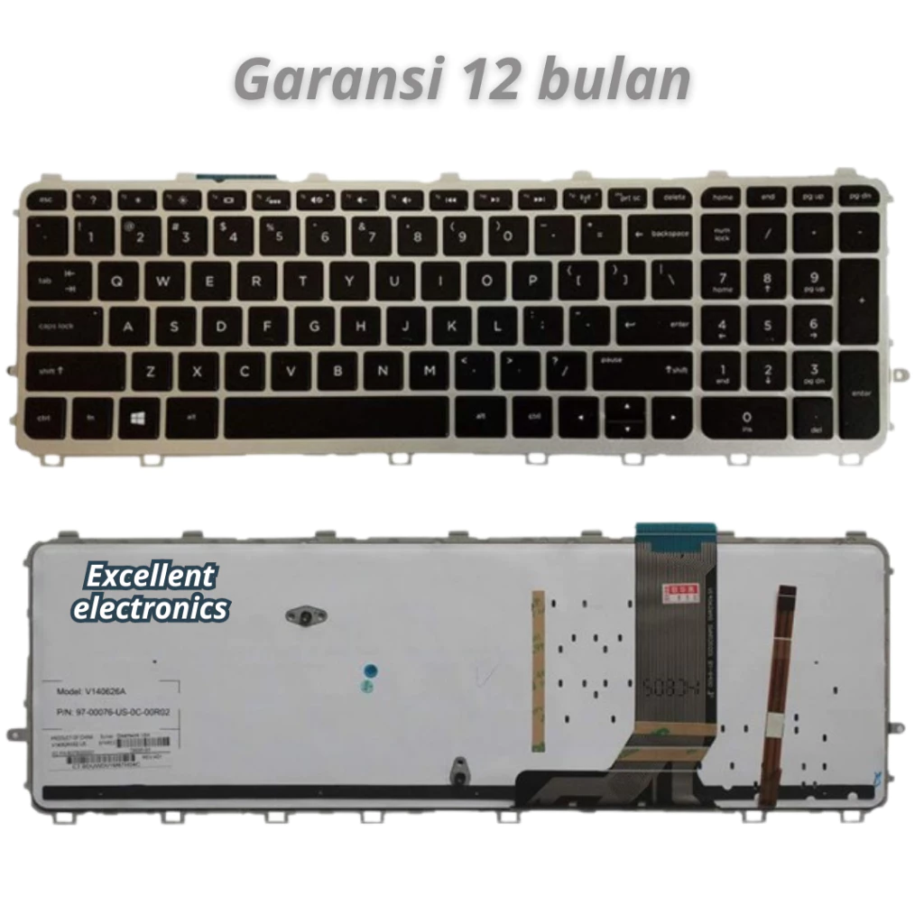 คีย์บอร์ด HP Envy M6-N113DX / M6-N010DX / M6-N012DX / M6-N015DX / M6-N138CA