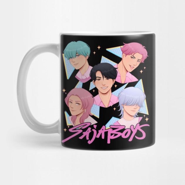 Saja Boys Anime Boyband Aesthetic - แก้วชาเด็กชาย Saja