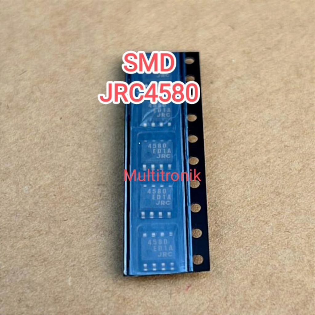 SMD JRC4580 IC JRC 4580 SMD Dual Op-Amp เครื่องขยายเสียงเสียงรบกวนต่ํา SOIC