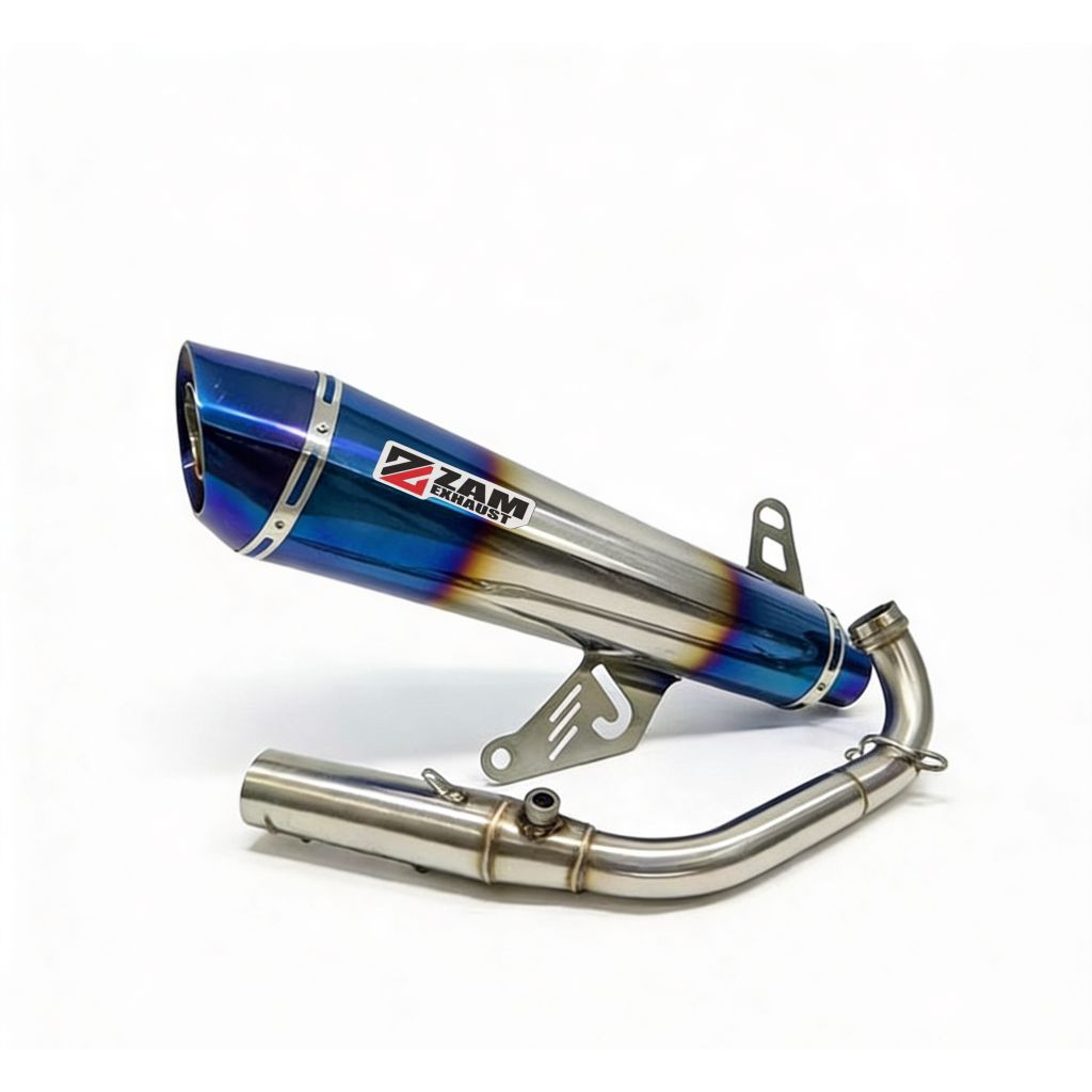 Xmax 250 Xmax 300 Zam đầu màu xanh ống xả GP3 màu xanh type PNP Xmax250 nmax aerox pcx vario adv