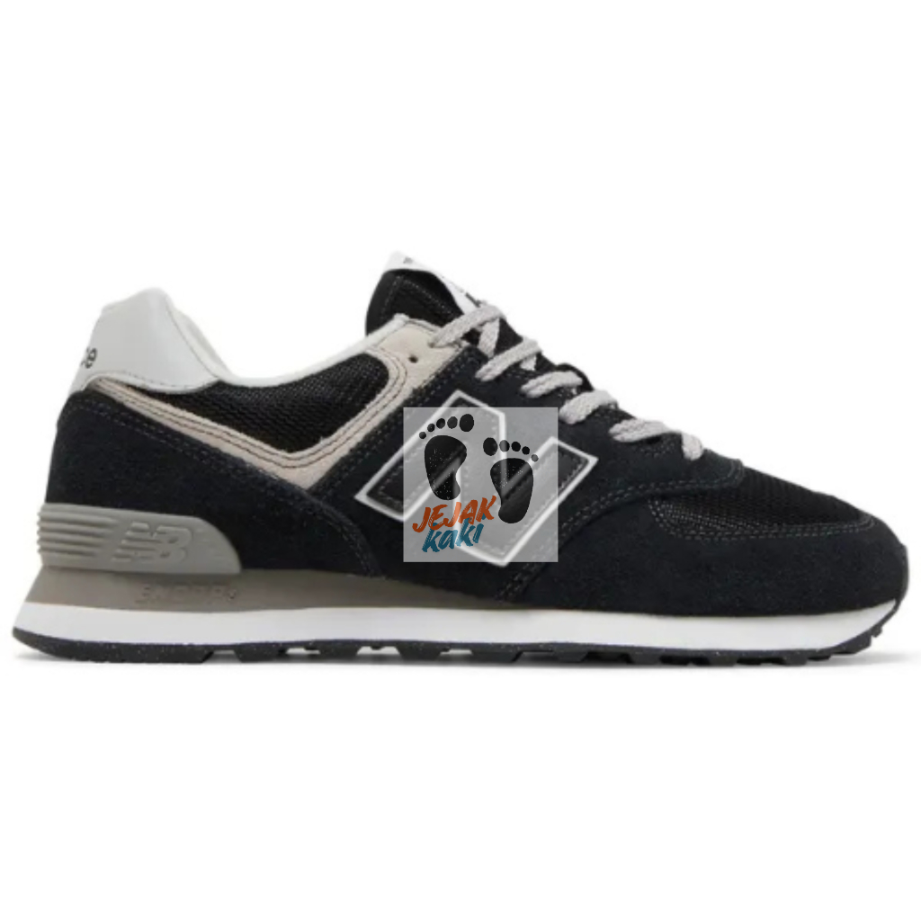 NB 574 Classics รองเท้าผ้าใบสีดําสีเทา