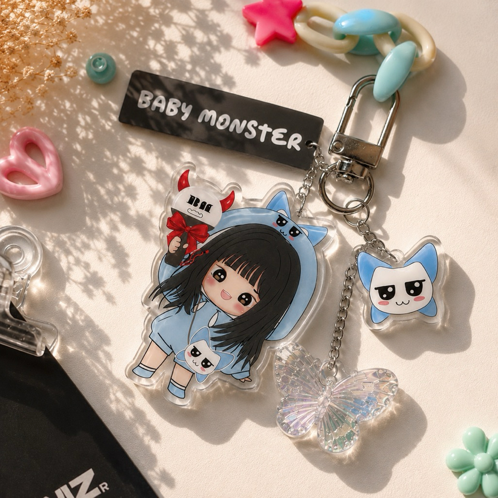 พวงกุญแจ babymonster baemon choom