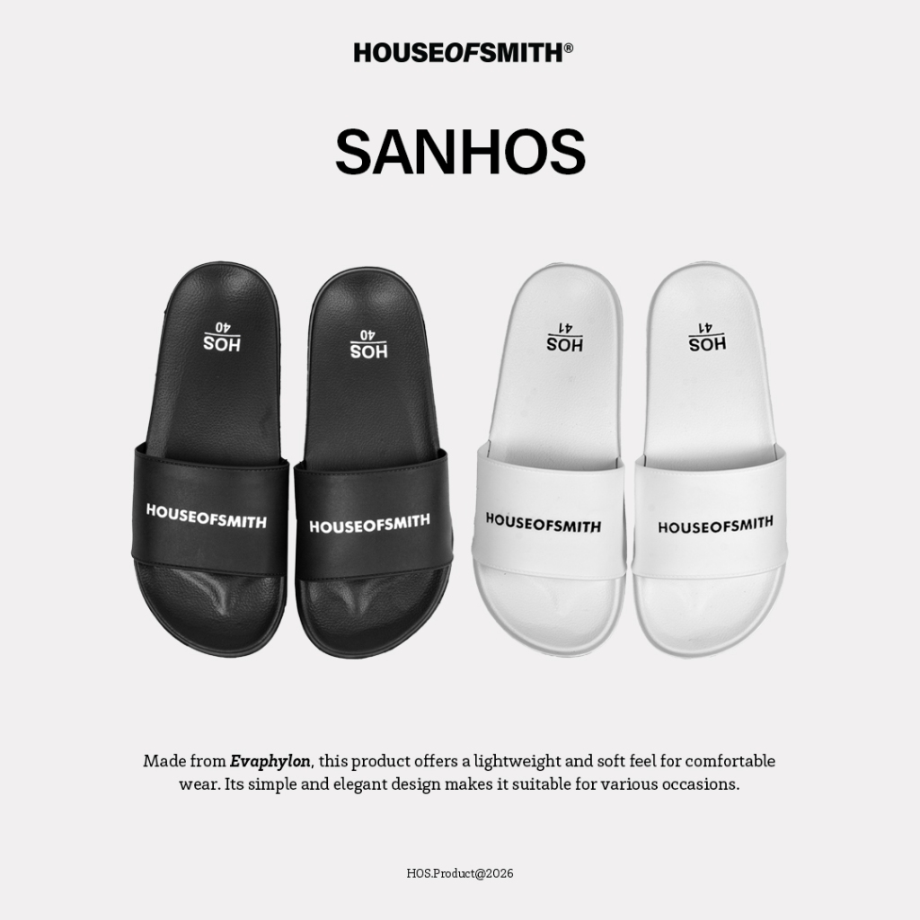 รองเท้าแตะสไลด์ผู้ชาย House of Smith - Sanhos - รองเท้าแตะรองเท้าแตะ