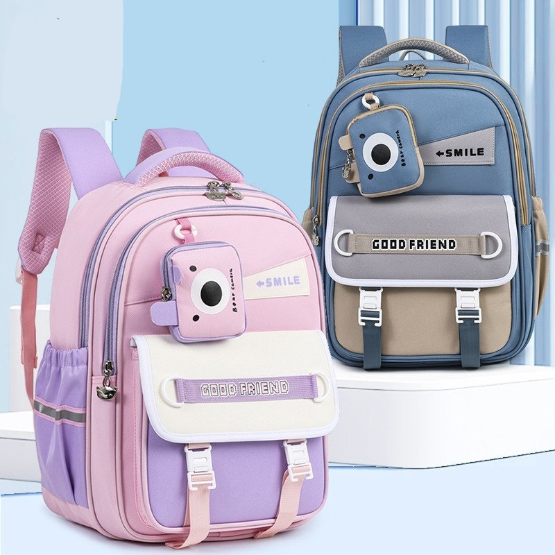CHILDRENS SCHOOL BAG - WATERPROOF ELEMENTARY SCHOOL, HIGH SCHOOL BACKPACK Good Friend Backpack
