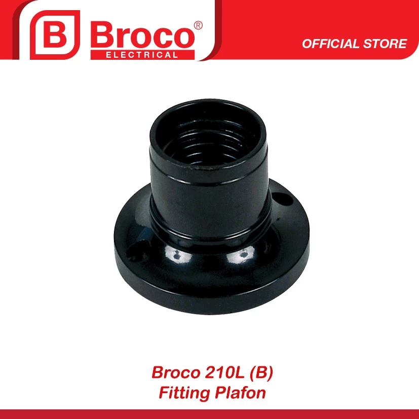 BROCO 210L ฟิตติ้งเพดานสีดํา