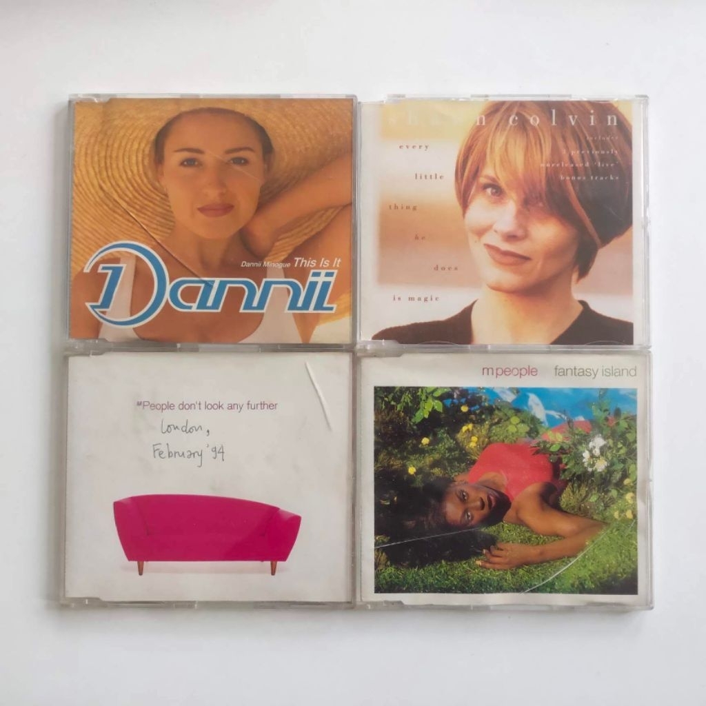 แพ็คเกจ 4 ซีดีเดี่ยว: DANII + SHAWN COLVIN + M PEOPLE + M PEOPLE