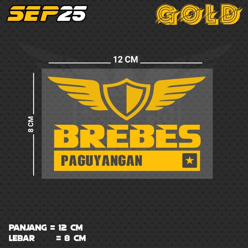 BREBES PAGUYANGAN สติ๊กเกอร์ตัด | SEP25 เคอีซี
