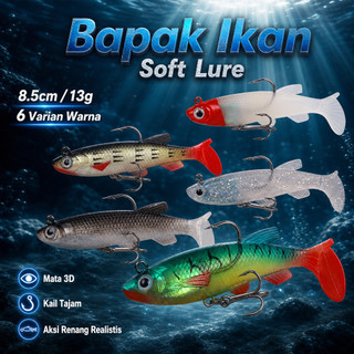 Umpan Mancing Model Ikan Belanak Kenyal Dengan Kail Tajam-BK529