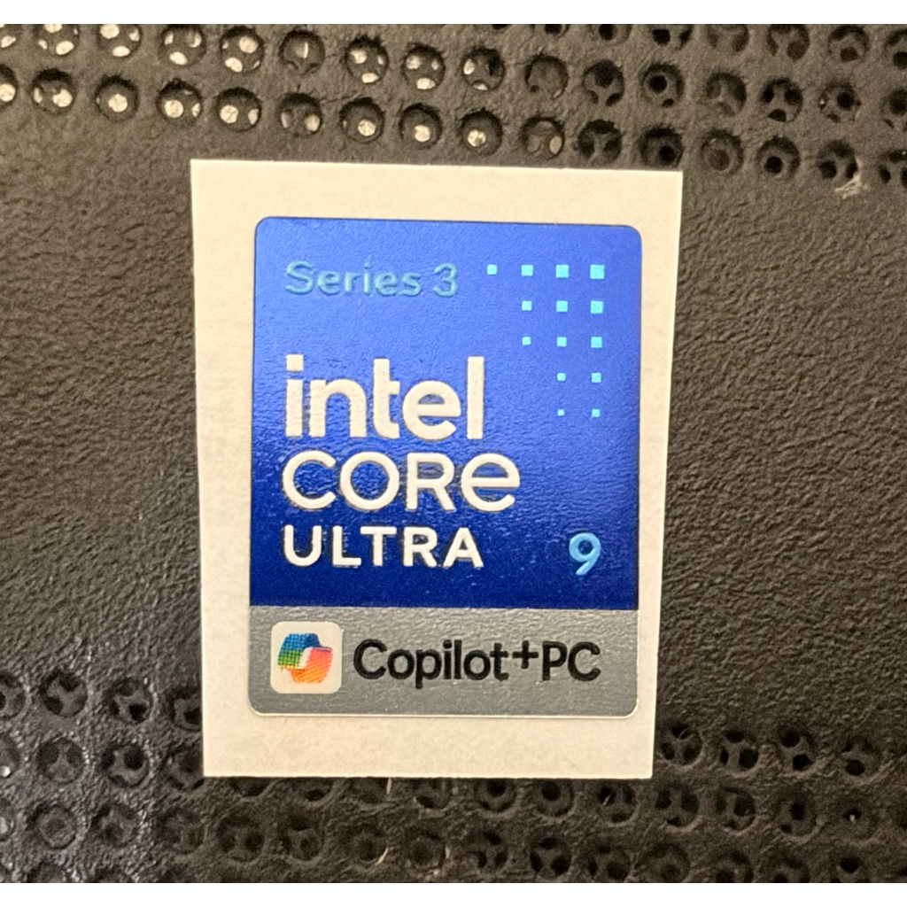 สติ๊กเกอร์โลโก้ สติ๊กเกอร์ intel Core Ultra 9 Series 3 gen15 นักบิน+PC ขนาดเล็กดั้งเดิม