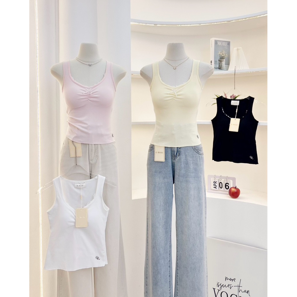 RAINA TANKTOP พร้อมถ้วย BRA TANKTOP GROSE