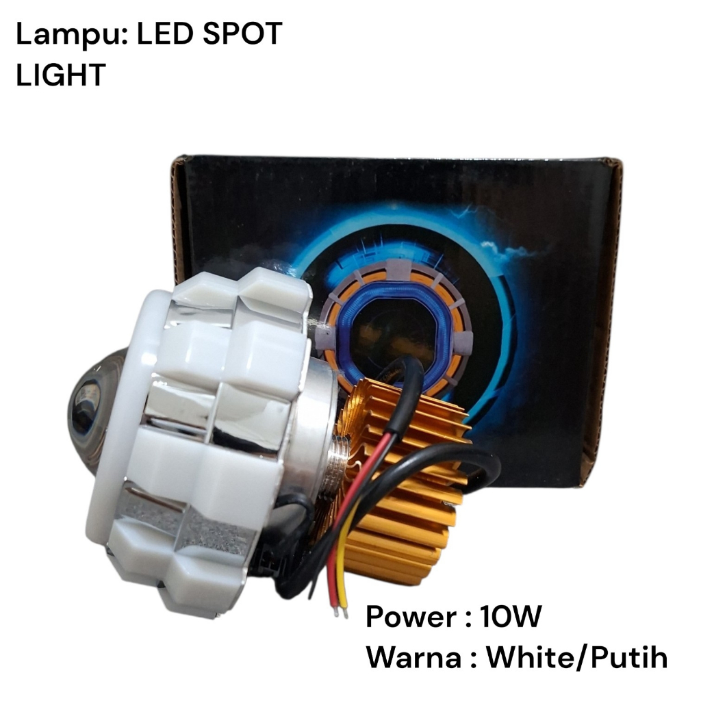 U25 V10 Jellyfish Front LED Projector Light Running Flash Jellyfish Model