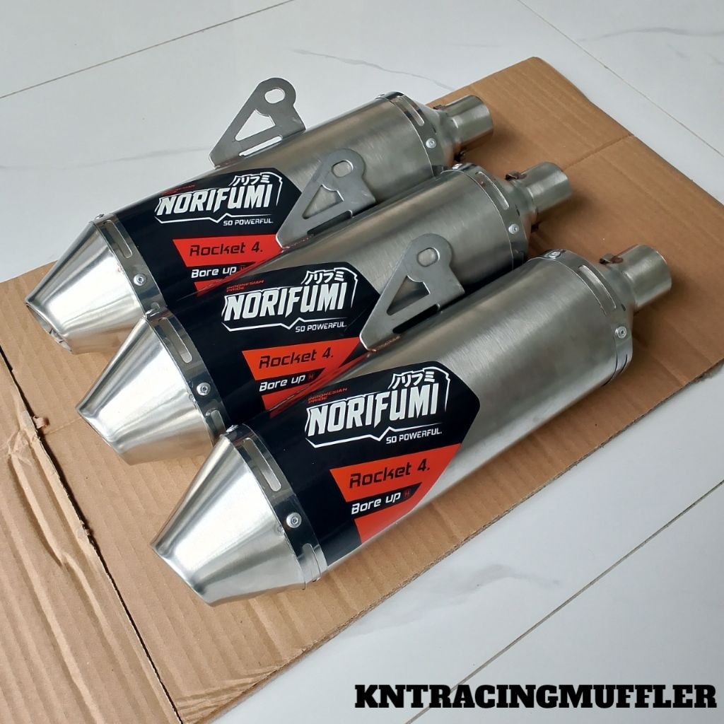Norifumi Muffler เท่านั้น 38mm - ท่อไอเสีย Canister เฉพาะสแตนเลส