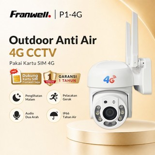 Franwell CCTV 4G Outdoor | Tanpa WiFi | Tahan Cuaca | Night Vision | Gratis SIM