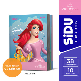 SiDU  Buku Tulis Disney Princess 38 Lembar - 10 buku