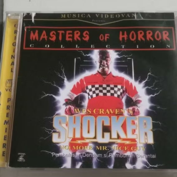 VCD ORIGINAL SHOCKER SUTRADARA WES CRAVEN ข้อความอินโดนีเซีย