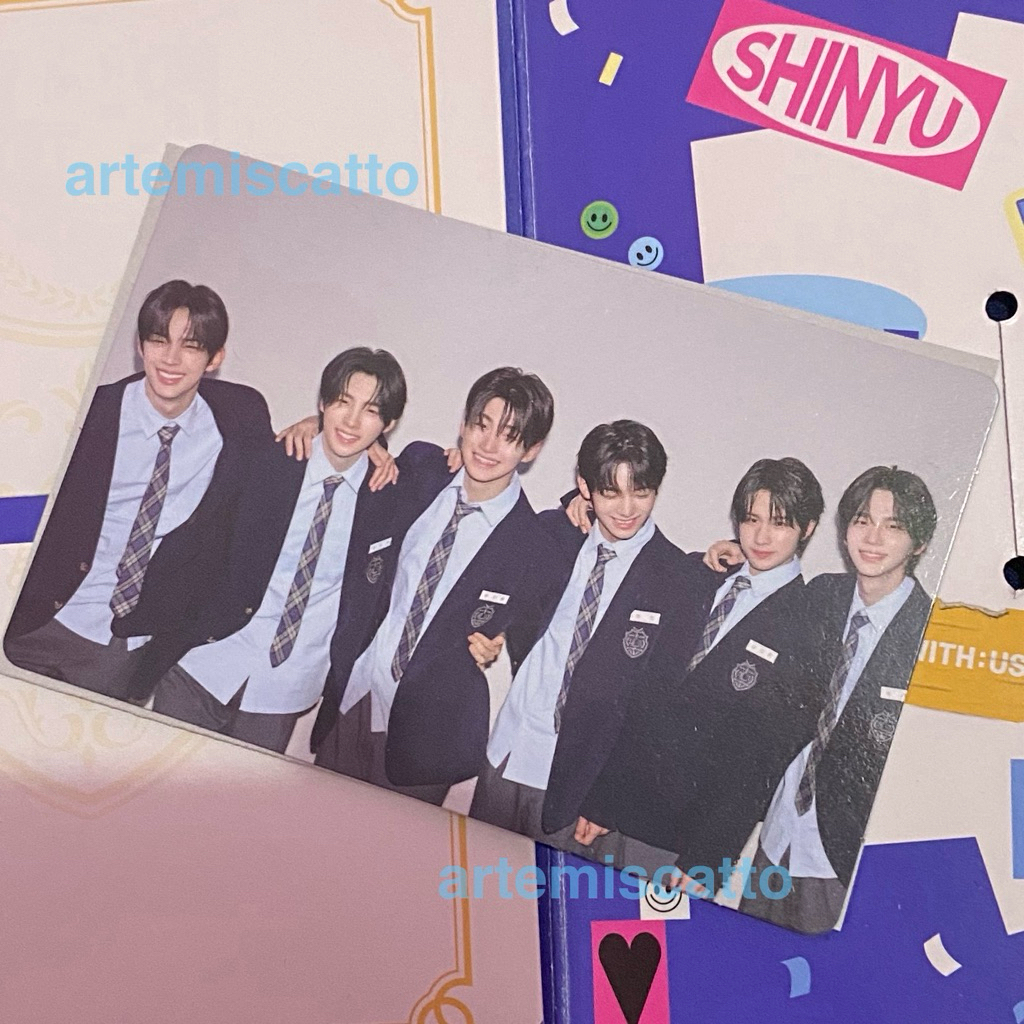 PC TWS Last Bell - Shinyu Youngjae Hanjin Jihoon Kyungmin - โฟโต้การ์ดรับปริญญากลุ่ม