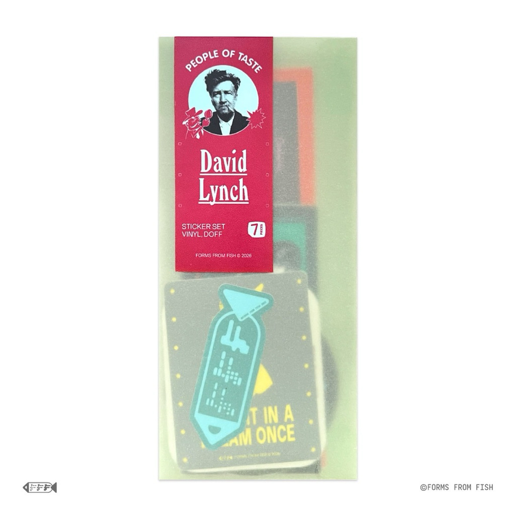 [FFF] David Lynch | สติ๊กเกอร์ไดคัทภาพยนตร์ / ฟิล์ม