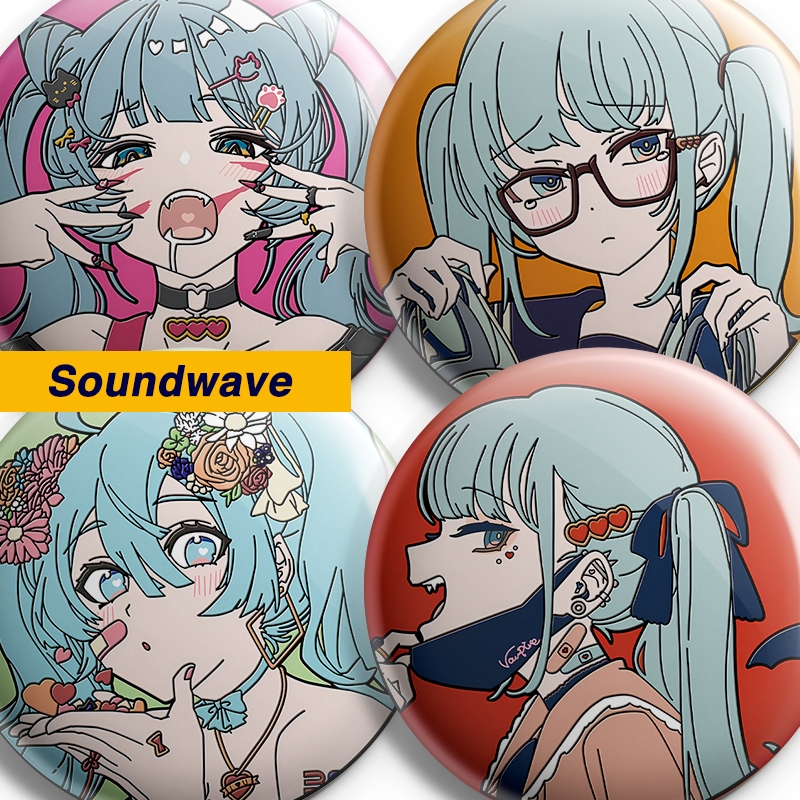 โครงการ Sekai Vocaloid Pin Soundwave Hatsune Miku Pianpro