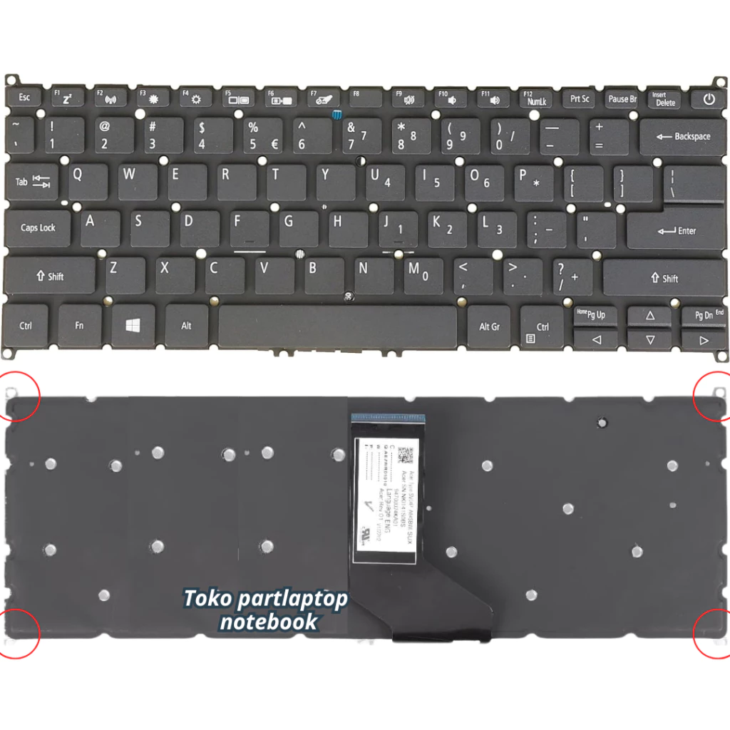 คีย์บอร์ด Acer Aspire A314/A314-21/A314-31/A314-32/A314-33/A314-41