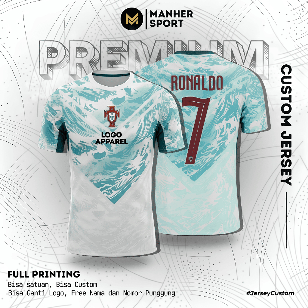 PORTUGAL 2026 AWAY JERSEY FULL PRINTING