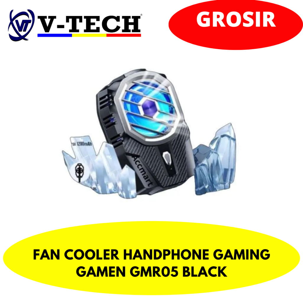 GMR05 BLACK GAMING MOBILE PHONE FAN COOLER