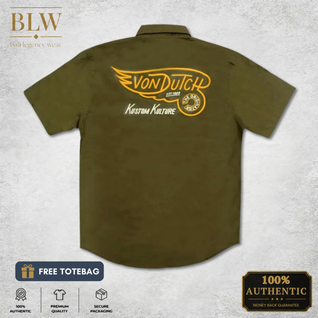 เสื้อทํางาน V0NDTCH OLIVE ARMY 01 VW-04