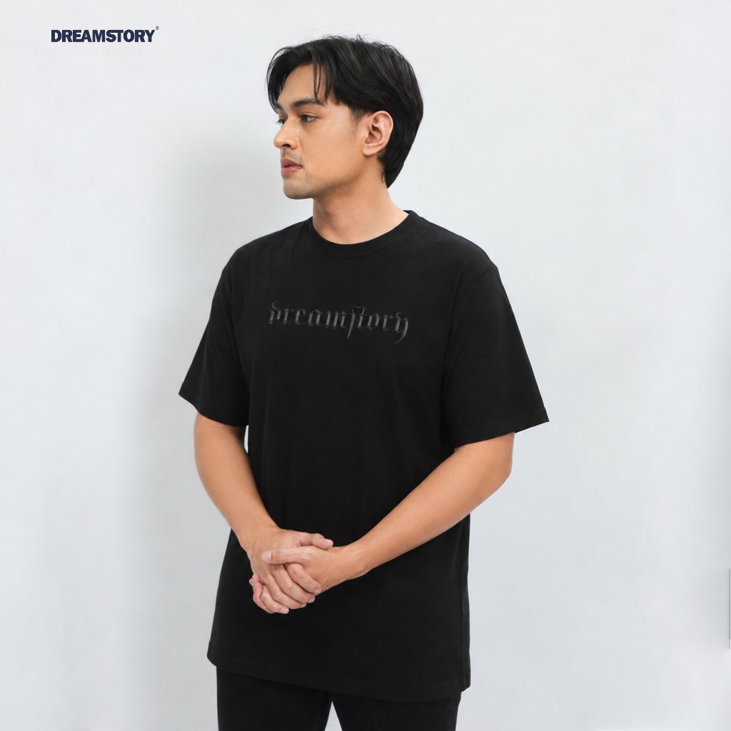 DREAM STORY - Regular Fit Olympic Flocking HD T-shirt Mens Womens Unisex Tee