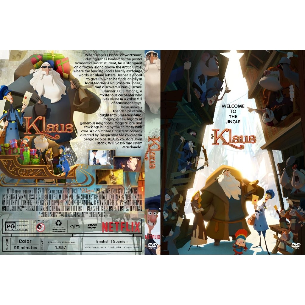 KLAUS LATEST ANIMATED CARTOON FILM DVD CASSETTE