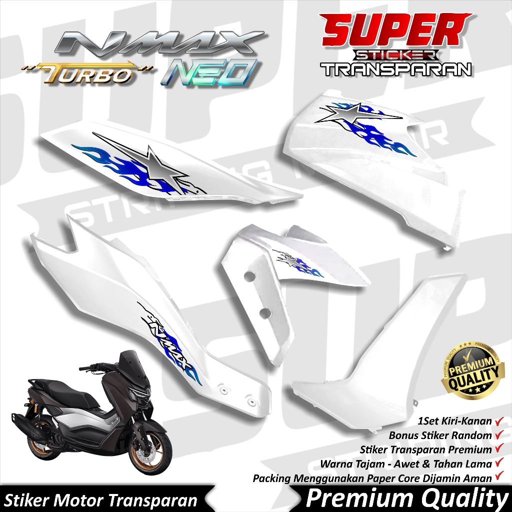 Cool โปร่งใส Nmax Neo สติกเกอร์ Nmax Striping สติกเกอร์ UV โปร่งใส Nmax Turbo Striping Nmax Turbo/Ne
